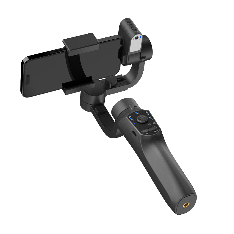 F10pro Max Gimbal Stabilizer For Smartphone, 360°Rotation, 360°Face Tracking, 3-Axis Phone Gimbal With AI Tracking Sensor Magnetic Fill Light, Gimbal Stabilizer For iPhone & Android