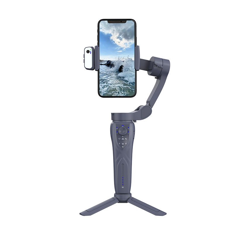 F12 Gimbal Stabilizer For Smartphone, 3-Axis Phone Gimbal With AI Tracking Sensor Magnetic Fill Light, Gimbal Stabilizer For iPhone & Android, Phone Stabilizer For Video Recording