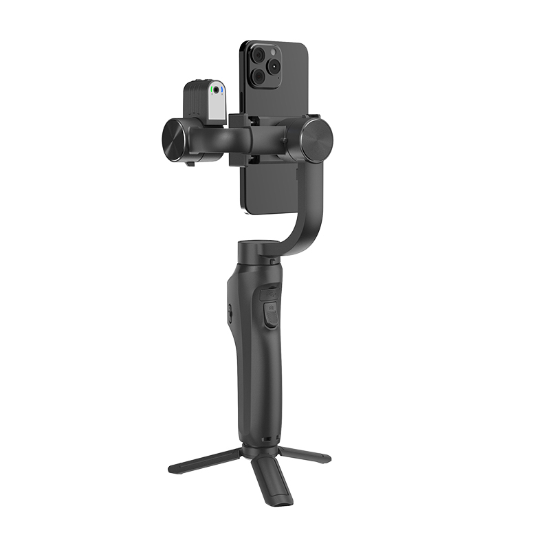 F10pro Max Gimbal Stabilizer For Smartphone, 360°Rotation, 360°Face Tracking, 3-Axis Phone Gimbal With AI Tracking Sensor Magnetic Fill Light, Gimbal Stabilizer For iPhone & Android